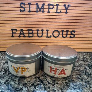 Trader Joes Honeycrisp Apple Scented & Pumpkin Spice Candles, 5.7 oz Set Of 2